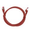Kabel RJ45 CAT 6 S/FTP AWG27 LSZH czerwony 3m - obrazek 3