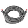 Kabel RJ45 CAT 6 S/FTP AWG27 LSZH szary 10m - obrazek 3