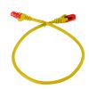 Kabel RJ45 CAT 6 U/UTP AWG24 żółty 1m - obrazek 3