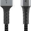 Kabel USB-C - USB-A 2.0 Goobay TEXTIL 1m
