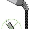 Kabel USB-C - USB-A 2.0 Goobay TEXTIL 1m - obrazek 3