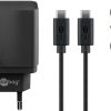 Ładowarka sieciowa USB-C PD 18W Goobay + kabel 1m - obrazek 4