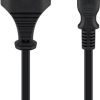 Kabel zasilający ósemka C7 Goobay czarny 5m