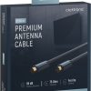 CLICKTRONIC Przyłącze TV IEC kabel antenowy 5m