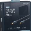 CLICKTRONIC Przyłącze TV IEC kabel antenowy 10m