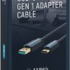 CLICKTRONIC Kabel USB 3.0 - USB-C 0,5m