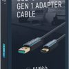 CLICKTRONIC Kabel USB 3.0 - USB-C 1m