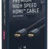 CLICKTRONIC Kabel HDMI 2.0 4K 60Hz 1m