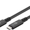 Kabel USB-C USB4 40Gbit/s 100W 20V 5A Goobay 1m - obrazek 2