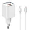 Ładowarka USB 20W PD QC3.0 kabel USB-C Lightning - obrazek 3