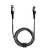 Kabel USB-C - Lightning LDNIO 1m szary 30W LC111 - obrazek 3