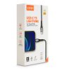 Kabel USB-C - Lightning LDNIO 1m szary 30W LC111 - obrazek 4