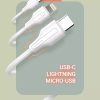 Kabel USB-A - Lightning LDNIO 1m 2,4A biały LS541L - obrazek 5
