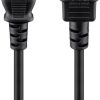 Kabel zasilający IEC C13 - C14 Goobay czarny 1m - obrazek 2