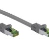 Kabel LAN Patchcord CAT 8.1 GHMT S/FTP szary 2m