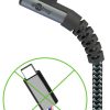 Kabel USB-C 2.0 480 Mb/s Goobay KĄTOWY TEXTIL 2m - obrazek 4
