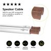 Kabel głośnikowy Goobay 2x2,5mm CU miedź 50m biały - obrazek 5