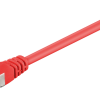 Kabel LAN Patchcord CAT 6A S/FTP czerwony 10m