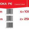 Kabel RG6 Spacetronik DOKA PE 4K Trishield 1mb - obrazek 2