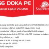 Kabel RG6 Spacetronik DOKA PE 4K Trishield 1mb - obrazek 3