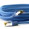 Kabel LAN Patchcord CAT 7 S/FTP niebieski - 20m - obrazek 4