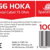 Kabel RG6 Spacetronik HOKA 102 CU Dualshield 100m - obrazek 3
