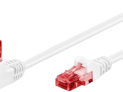 Kabel LAN Patchcord CAT 6 U/UTP 1x90 BIAŁY 2m