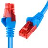 Kabel RJ45 CAT 6 U/UTP AWG24 niebieski 10m - obrazek 2