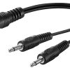 Adapter audio 1x gn - 2x wt jack 3.5mm 20cm Goobay