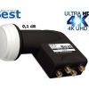 LNB Quad BEST HG 404 Ultra Black 0.1dB - obrazek 2